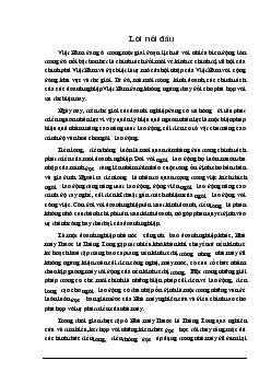 Luận văn nhằm sử dụng những phương pháp thống kê, thu thập tài liệu có liên quan phân tích tổng hợp, phỏng vấn