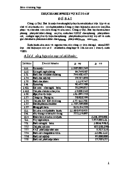 Thực hành nghiệp vụ kế toán