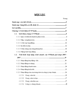 Tình hình hoạt động kinh doanh của VPBank giai đoạn 2005 – 2007