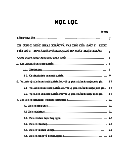 Chuyên đề Một số biện pháp đẩy mạnh hoạt động xuất khẩu hàng hóa vào thị trường Châu Âu của các doanh nghiệp có vốn đầu tư trực tiếp nước ngoài tại Việt Nam