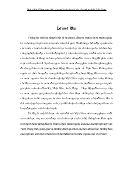 Đề tài Tình hình đầu tư trực tiếp ra nước ngoài của các doanh nghiệp Việt Nam
