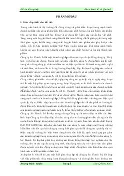 Đồ án Phân tích thực trạng và đề xuất giải pháp nhằm nâng cao hiệu quả công tác quản lý dự trữ vật tư nguyên vật liệu tại công ty Sứ Thanh Trì
