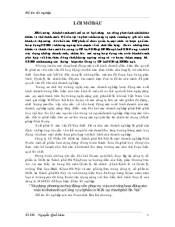 Đồ án Xây dựng phương án huy động vốn phục vụ việc mở rộng hoạt động sản xuất kinh doanh tại Công ty cổ phần in SGK tại thành phố Hà Nội
