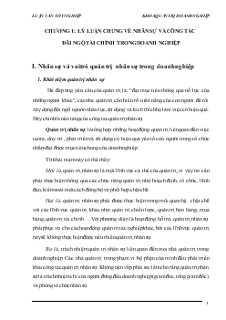 Luận văn Một số giải pháp nhằm hoàn thiện công tác đãi ngộ tài chính ở công ty cổ phần Thăng Long