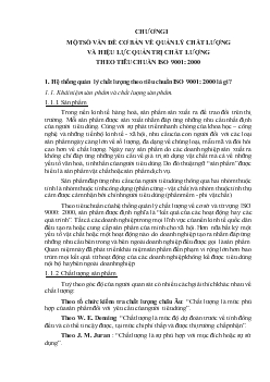 Chuyên đề Giải pháp nâng cao hiệu lực quản lý chất lượng theo tiêu chuẩn ISO 9001:2000 tại công ty cổ phần ô tô TMT