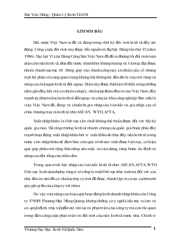 Chuyên đề Một số giải pháp nhằm nâng cao hiệu quả kinh doanh nhập khẩu của Công ty TNHH Thương Mại Hằng Quảng