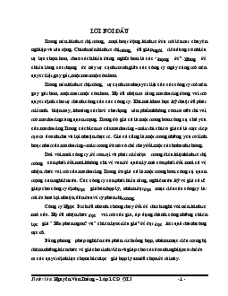 Chuyên đề Thực trạng tình hình kinh doanh của công ty Ngọc Bích và các chiến lược giá được công ty sử dụng