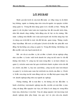 Đề tài Kế toán nguyên liệu, vật liệu tại công ty TNHH thép An Thịnh