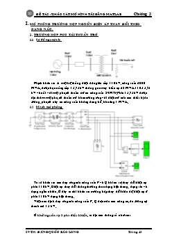 Đề tài Khảo sát mô hình tải bằng Matlab