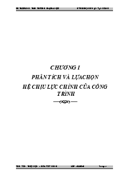 Đề tài Thiết kế cao ốc văn phòng – Trung tâm thương mại Hà Nội