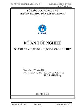 Đề tài Thiết kế khu chung C - Bắc sơn 9 tầng