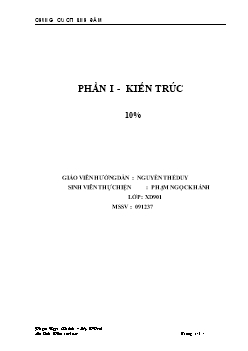 Đề tài Thiết kế nhà chung cư CT1 Linh Đàm - Thanh Trì - Hà nội