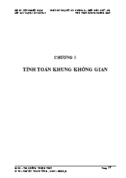 Đề tài Thiết kế trụ sở văn phòng 211 Điện Biên Phủ