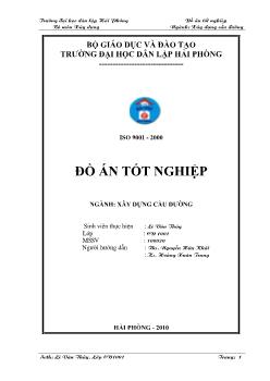 Đề tài Thiết kế tuyến đường qua hai điểm S9 - E1 thuộc tỉnh Lào Cai