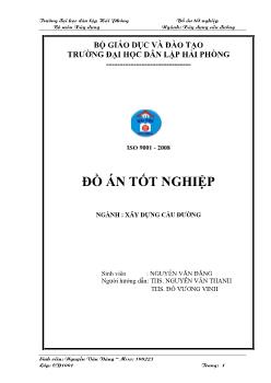 Đề tài Thiết kế tuyến đường qua hai điểm T7 - T8 thuộc tỉnh Đăk Lăk