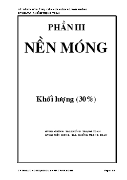 Đồ án Thiết kế trụ sở nhà khách và văn phòng