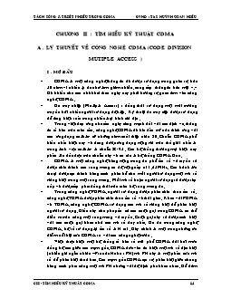 Đồ án Tìm hiểu phương pháp tách sóng và triệt nhiễu trong hệ thống thông tin di động CDMA