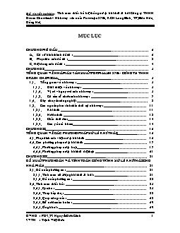 Đồ án Tính toán thiết kế hệ thống xử lý khí thải lò hơi Công ty TNHH Green Chemical – Nhà máy sản xuất Formalyn 37%, Khu công nghiệp Long Bình, TP Biên Hòa, Đồng Nai