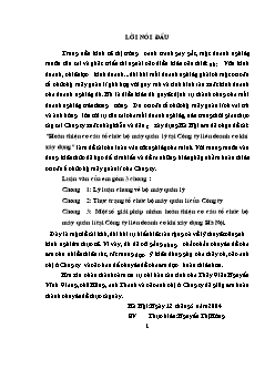 Đề tài Hoàn thiện cơ cấu tổ chức bộ máy quản lý của Công ty liên doanh cơ khí xây dựng