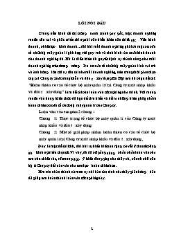 Đề tài Hoàn thiện cơ cấu tổ chức bộ máy quản lý ở Công ty xuất nhập khẩu và đầu tư xây dựng