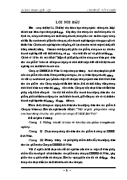 Đề tài Một số giải pháp nhằm nâng cao hoạt động tiêu thụ sản phẩm của công ty TNHH Đất Việt