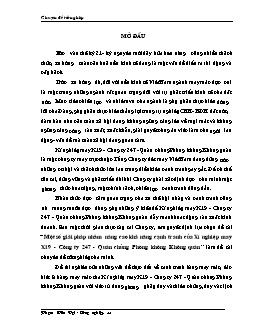 Đề tài Một số giải pháp nhằm nâng cao khả năng cạnh tranh của Xí nghiệp may X19 - Công ty 247 - Quân chủng Phòng không Không quân