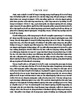 Đề tài Một số phương hướng và biện pháp cơ bản nhằm nâng cao chất lượng sản phẩm ở công ty cổ phần may Lê Trực