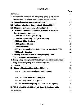 Đề tài Phương pháp chung thiết kế bài giảng lý luận tài chính khi có sự trợ giúp của các phương tiện kỹ thuật hiện đại