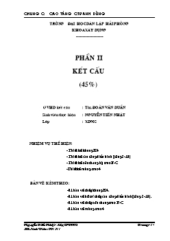 Đề tài Thiết kế chung cư cao tầng CT3 - Anh Dũng