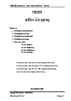 Đề tài Thiết kế chung cư cao tầng phường Cát Bi