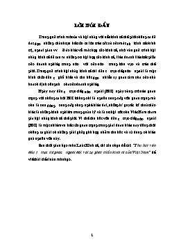 Đề tài Thu hút vốn đầu tư trực tiếp nước ngoài đối với sự phát triển kinh tế của Việt Nam