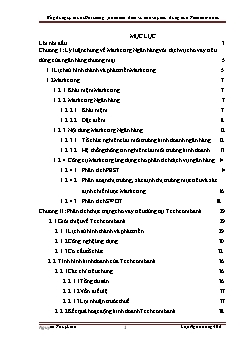 Đề tài Ứng dụng kỹ thuật Marketing phõn tớch dịch vụ cho vay tiêu dùng của Techcombank
