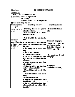 Giáo án Khoa học 5 - Trường Tiểu học số 1 An Thuỷ - Tuần 29