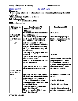 Giáo án Khoa học 5 - Trường Tiểu học số 1 Kiến Giang - Tuần 1, 2