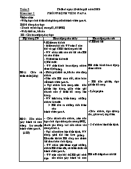 Giáo án Khoa học 5 - Trường Tiểu học số 1 Kiến Giang - Tuần 8 - Bài: Phòng bệnh viêm gan A