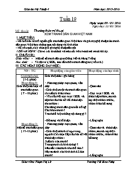 Giáo án Mỹ Thuật 4 - Năm học: 2015 - 2016 - Tuần 19 đến tuần 30