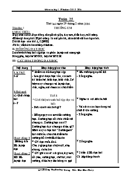 Giáo án tổng hợp lớp 1 - Trường tiểu học Hoa Thuỷ - Năm 2015 - 2016 - Tuần 25