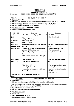 Giáo án tổng hợp lớp 2, học kì I - Năm 2015 - 2016 - Tuần 14