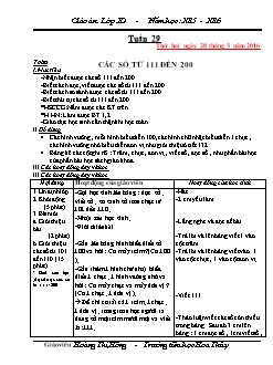 Giáo án tổng hợp lớp 2, học kì II - Năm 2015 - 2016 - Tuần 29