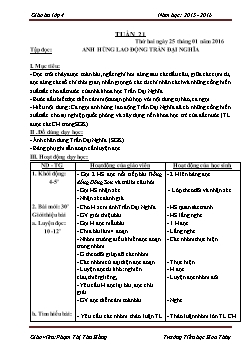 Giáo án tổng hợp lớp 4, học kì II - Trường tiểu học Hoa Thuỷ - Năm 2015 - 2016 - Tuần 21