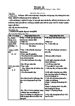 Giáo án tổng hợp lớp 4, học kì II - Trường tiểu học Hoa Thuỷ - Năm 2015 - 2016 - Tuần 29