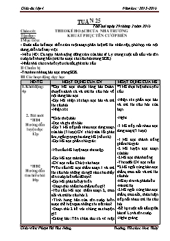 Giáo án tổng hợp lớp 4, học kì II - Trường tiểu học Hoa Thuỷ - Năm 2015 - 2016 - Tuần 25