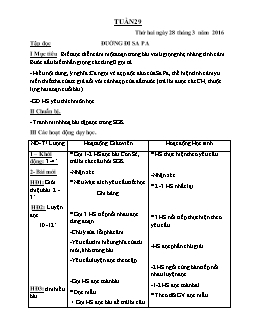 Giáo án tổng hợp lớp 4 - Trường tiểu học Hoa Thuỷ - Năm 2015 - 2016 - Tuần 29