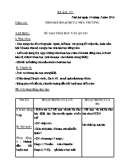 Giáo án tổng hợp lớp 4 - Trường tiểu học Hoa Thuỷ - Năm 2015 - 2016 - Tuần 27