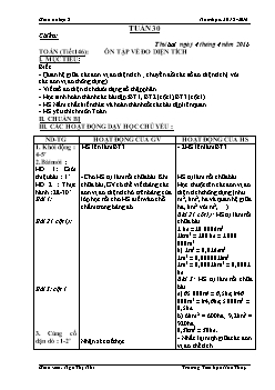 Giáo án Tổng hợp lớp 5, học kì II - Năm 2015 - 2016 - Trường Tiểu học Hoa Thủy - Tuần 30