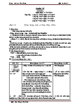 Giáo án Tổng hợp lớp 5 năm 2014 - Trường Tiểu học Hoa Thủy - Tuần 19