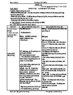 Giáo án Tổng hợp lớp 5 - Năm 2015 - 2016 - Trường Tiểu học Hoa Thủy - Tuần 15