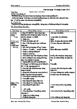 Giáo án Tổng hợp lớp 5 - Năm 2015 - 2016 - Trường Tiểu học Hoa Thủy - Tuần 2