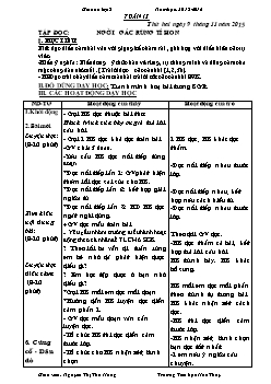 Giáo án Tổng hợp lớp 5 - Năm 2015 - 2016 - Trường Tiểu học Hoa Thủy - Tuần 13