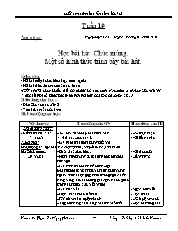 Kế hoạch dạy học Âm nhạc lớp - Trường Tiểu học số 1 Kiến Giang - Học kì II